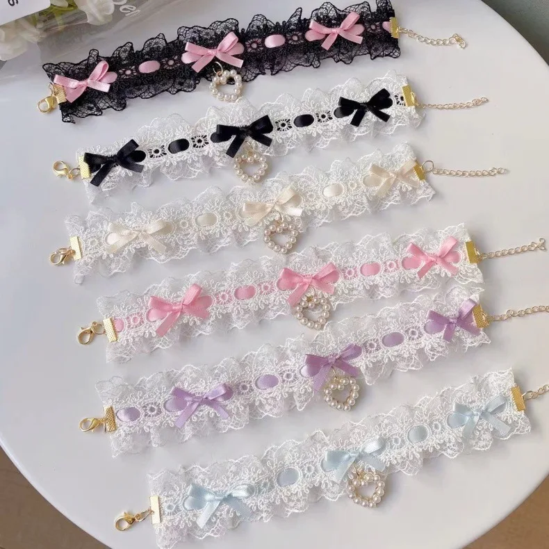 Collar de encaje de primavera para mascotas, Collar de Estilo Princesa, Collar de encaje para perros, accesorios para perros pequeños y cachorros