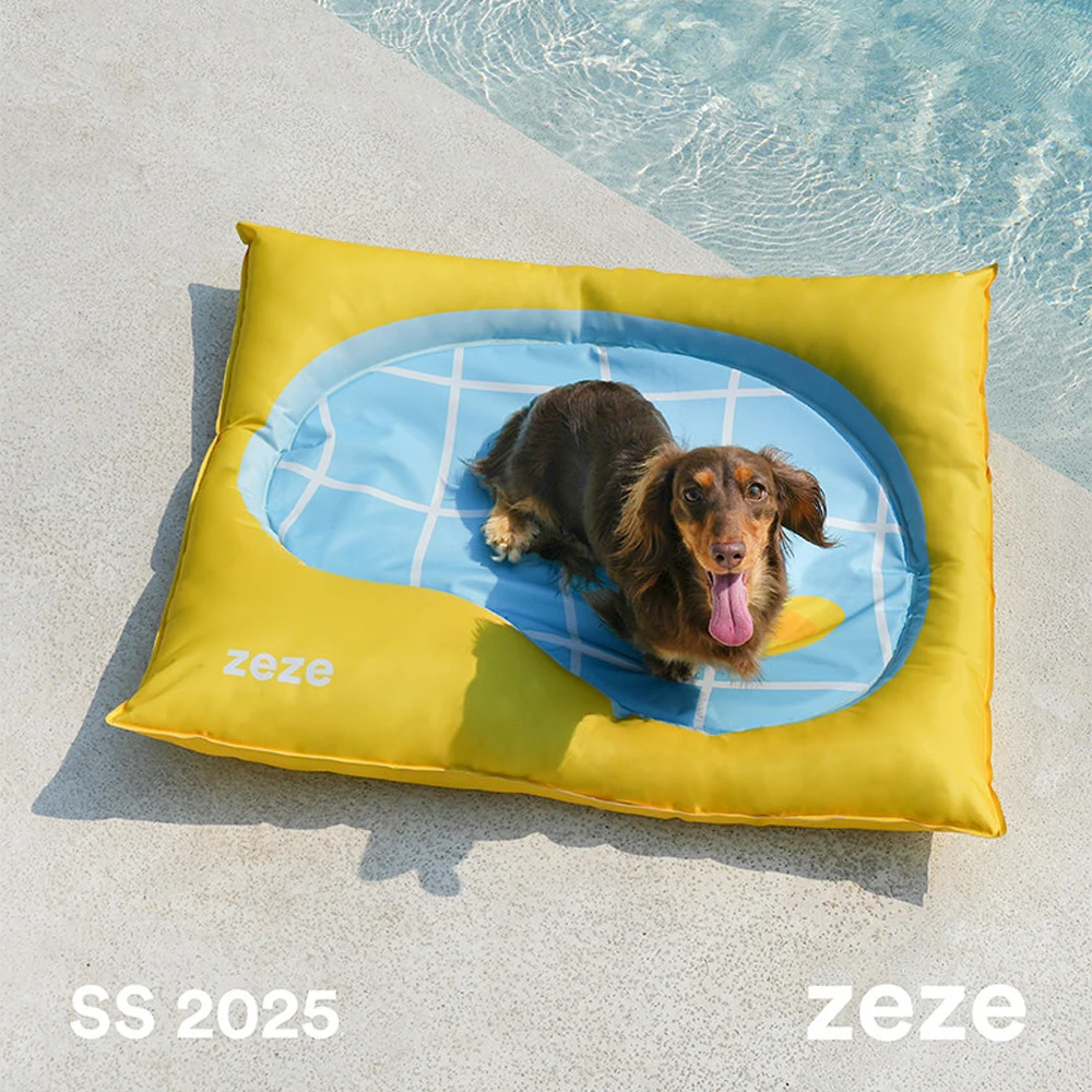 Cama refrescante de seda para perros Dachshund – Verano transpirable