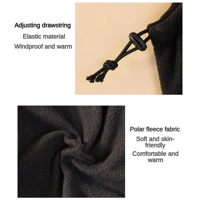 Gorro cálido de invierno para mascotas, diseño con cordón ajustable para calidez para perros, gorro informal para mascotas - imagen 4