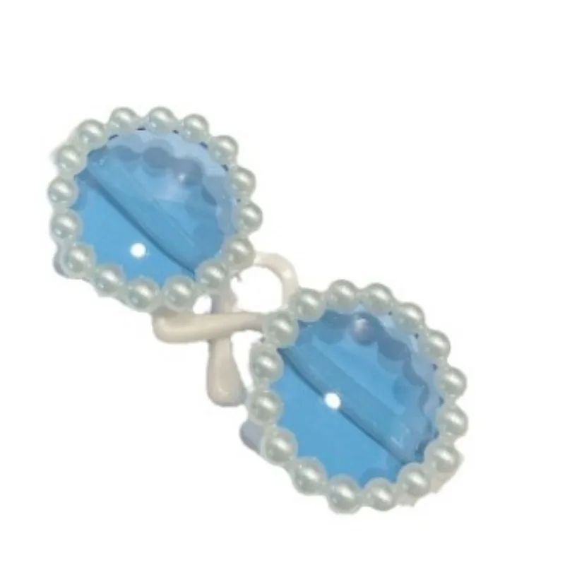 Accesorios para mascotas, gafas de sol de flores, gafas circulares para juegos de rol, accesorios para fotos, gafas para gatos y correa para perros pequeños y Paracord - imagen 2