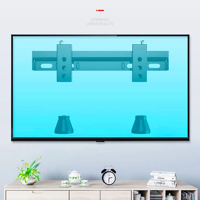 TV Wall Mount for 25-55 Inch TV up to 40kg, No Drill Low Profile TV Mount, Easy Install Wall Mount TV Bracket, Max VESA 400x400m - imagen 3