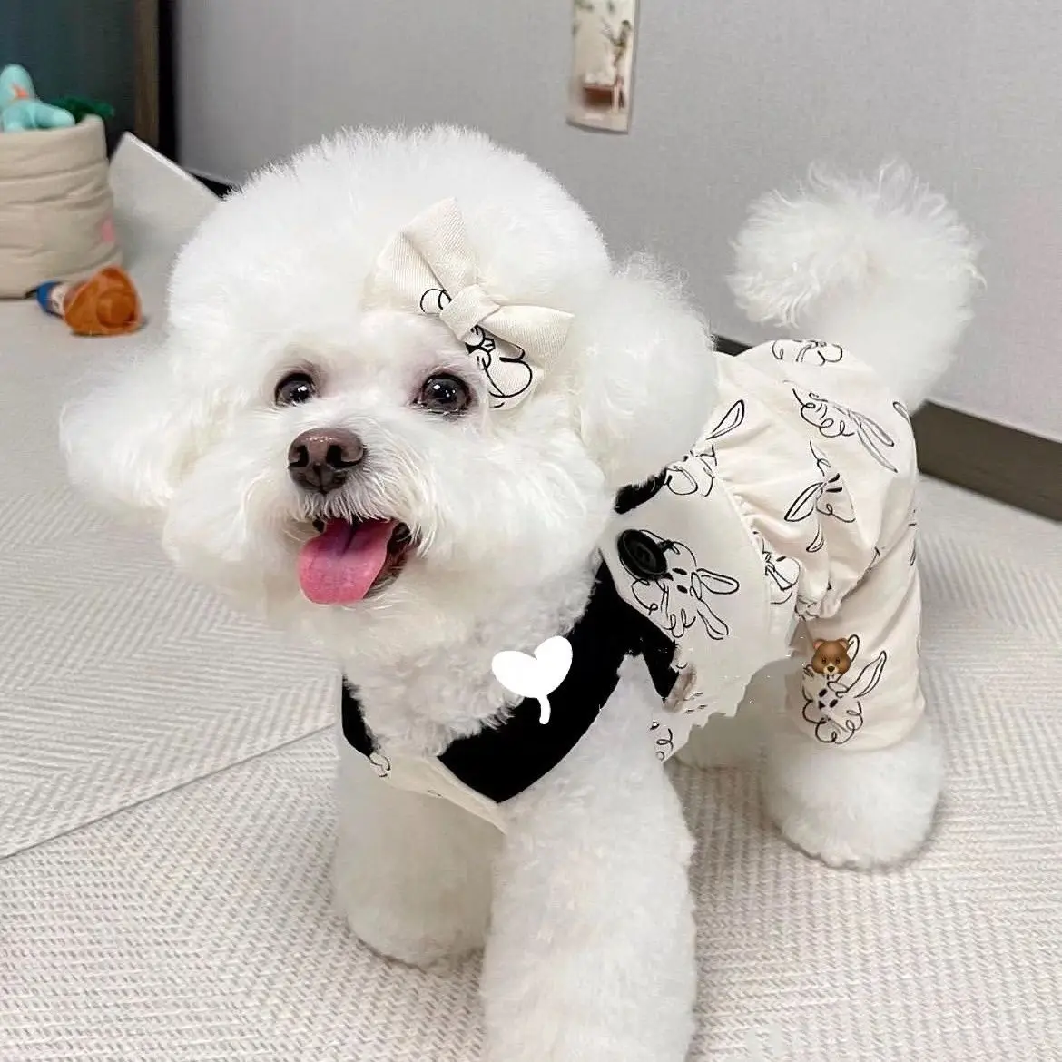 Pantalones con tirantes para mascotas, Mono de Malzis, Yorkshire Bears, ropa para cachorros, disfraz para perros, pijamas para niños, ropa para mascotas - imagen 3