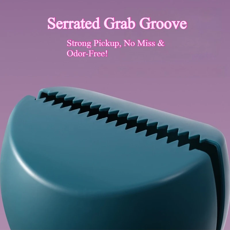 Cuchara portátil para excrementos de perros, pala para residuos de mascotas con mango largo, recogedor de excrementos ergonómico para caminatas al aire libre y suministros de limpieza de viajes - imagen 3