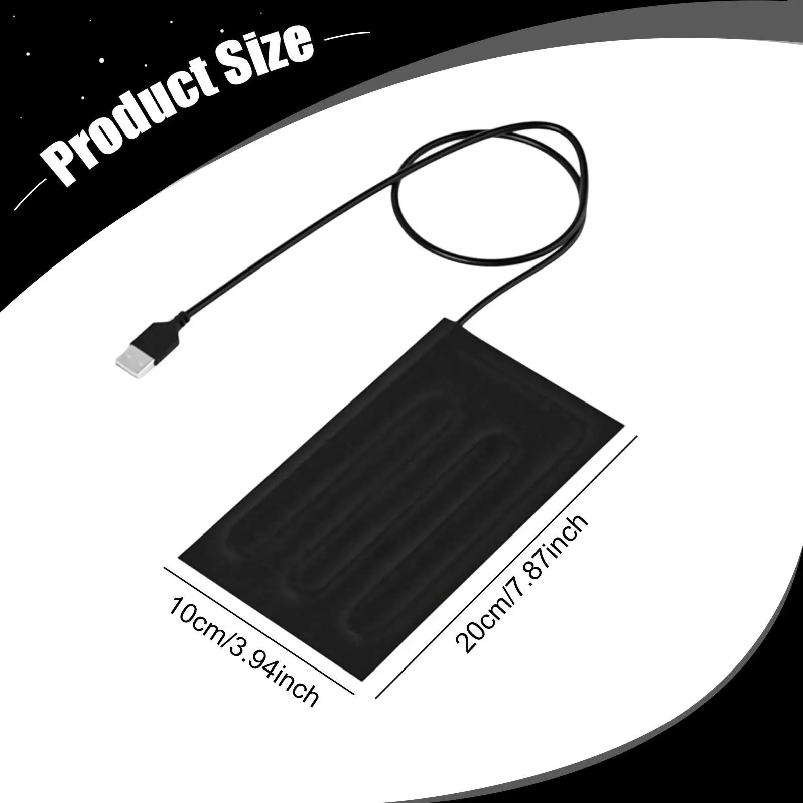 Reptile Heating Pad,Multipurpose Heater USB Warming Cushion Terrarium Heating Mat,Tank Heat Pad for Hermit Crab Bird Gecko Snake