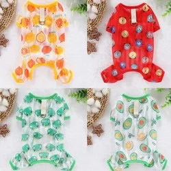 Mono de malla verano para perros Dachshund y Yorkshire Terrier