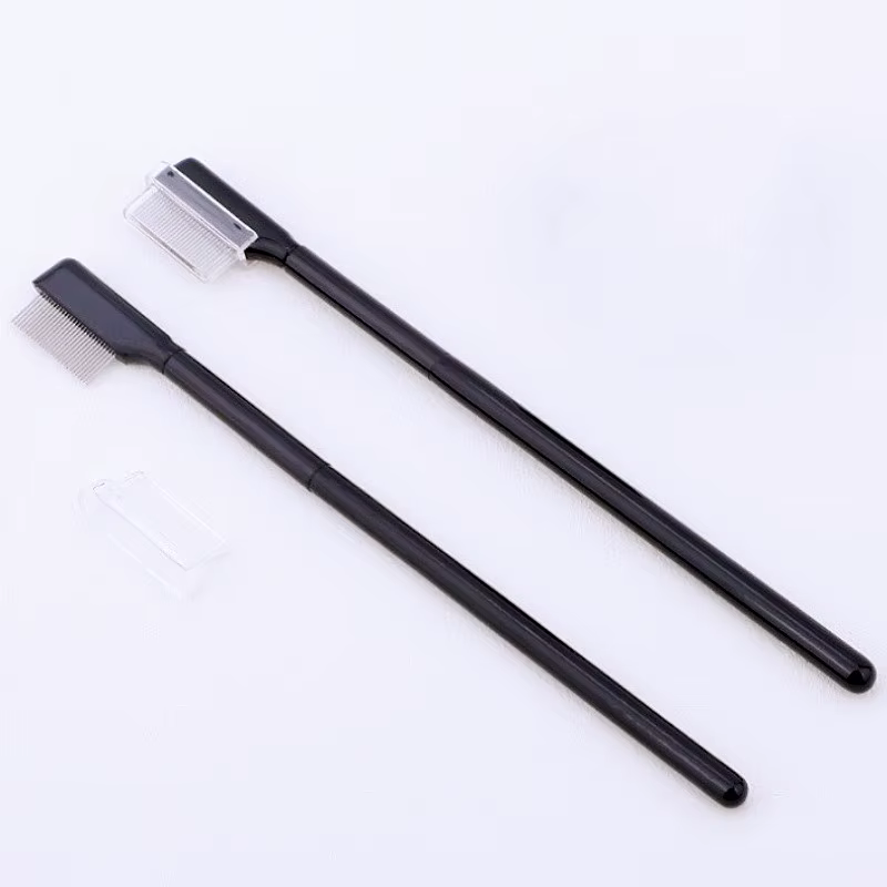 강아지 빗 세트 미니 강아지 브러시 2개 소형 헤드 빗 강아지 얼굴 털 청소용 강아지 그루밍 브러시 2개 세트 애완동물 용품 - imagen 2