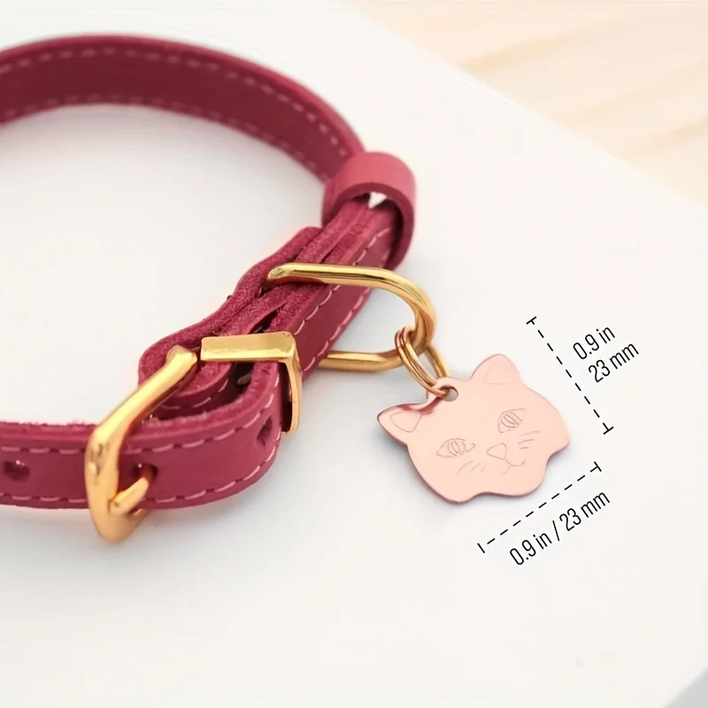Placa de identificación personalizada para gatos y perros con teléfono - imagen 4