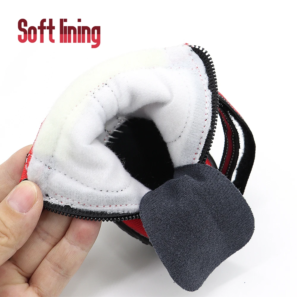 4 Uds invierno impermeable zapatos para perros Anti-slip nieve para botas pata Protector caliente reflectante para mediano grande perros, Labrador Husky - imagen 3