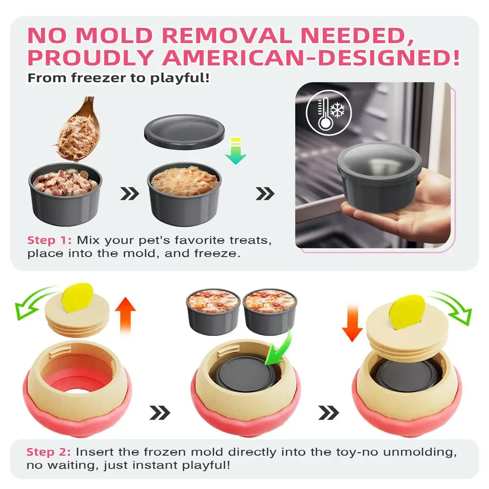 Juguetes masticables para perros grandes - reduce ansiedad con premios - imagen 4