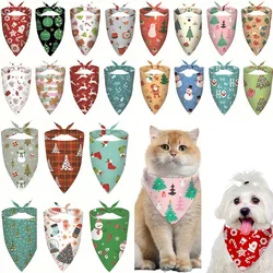 Bufanda bandana collar baberos para perro y gato, Navidad Halloween