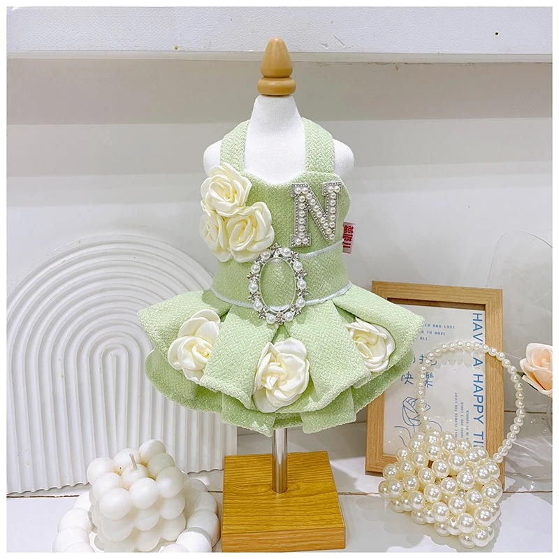 Vestido tutú de Lana para perros pequeños – Ideal para Maltese y Yorkie