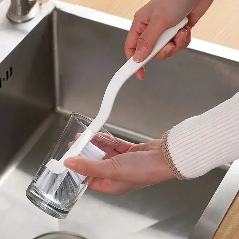 5/8 piezas portátil espacio limpio cepillo pequeño estrecho taza de lavado de cocina botella de leche para bebé cepillo para pezones juegos de herramientas de limpieza del hogar - imagen 3