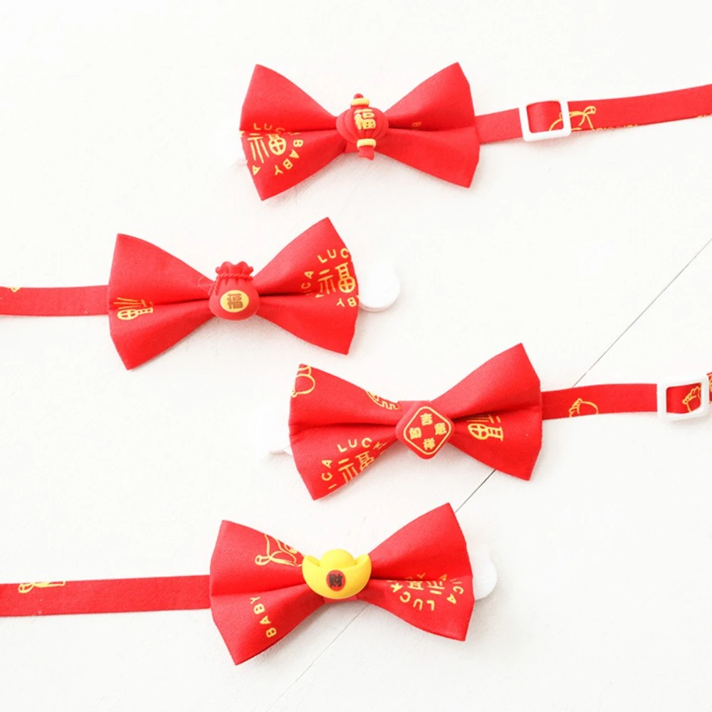 Collar festivo con lazo para gatos y perros pequeños ajustable - imagen 5