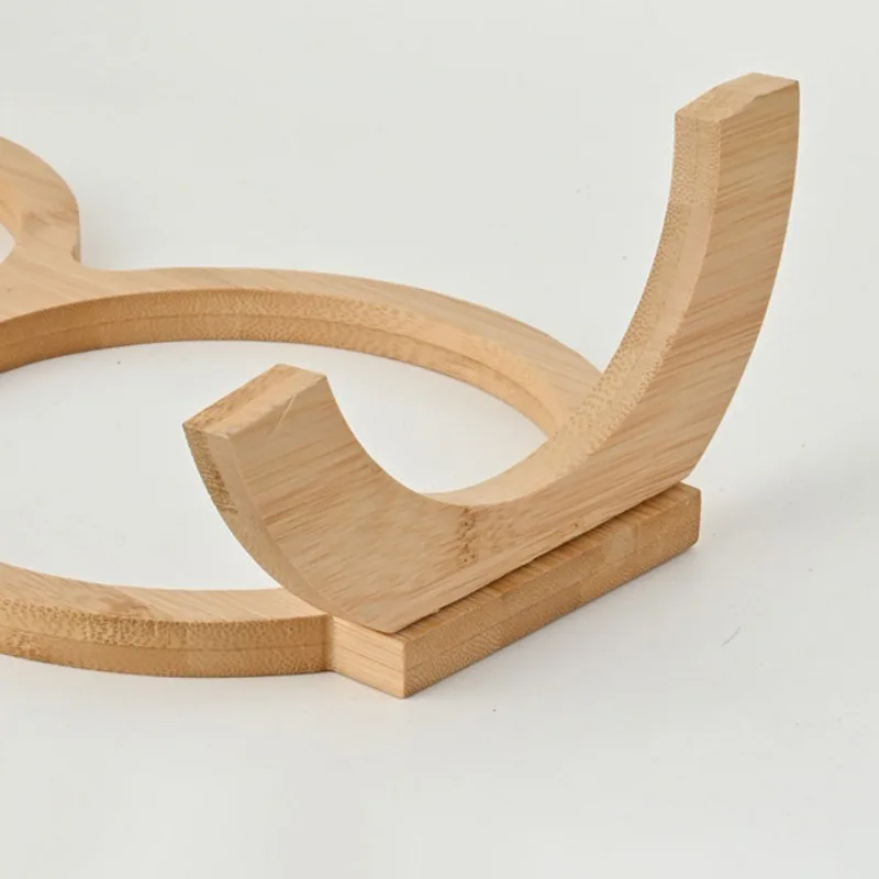 Cuencos de cerámica para comida de gatos elevados de madera, vajilla para mascotas, gatito, cachorro, tazón doble para beber de acero inoxidable, contenedor alimentador para perros - imagen 4