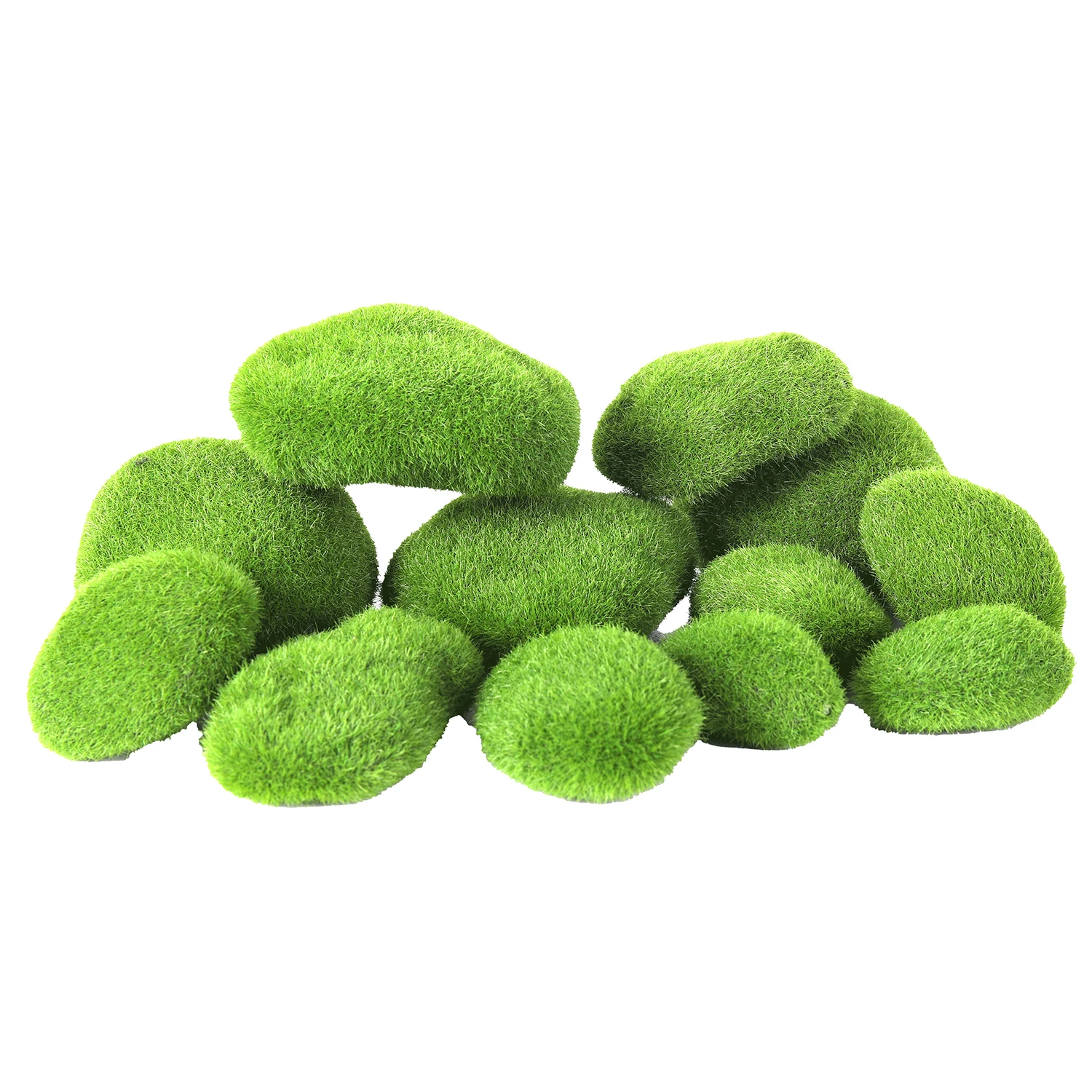 Musgo artificial verde decorativo para plantas de interior y jardín - imagen 5