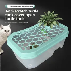 Tanque grande para tortugas de agua con protección UV – Recipiente de plástico homologado