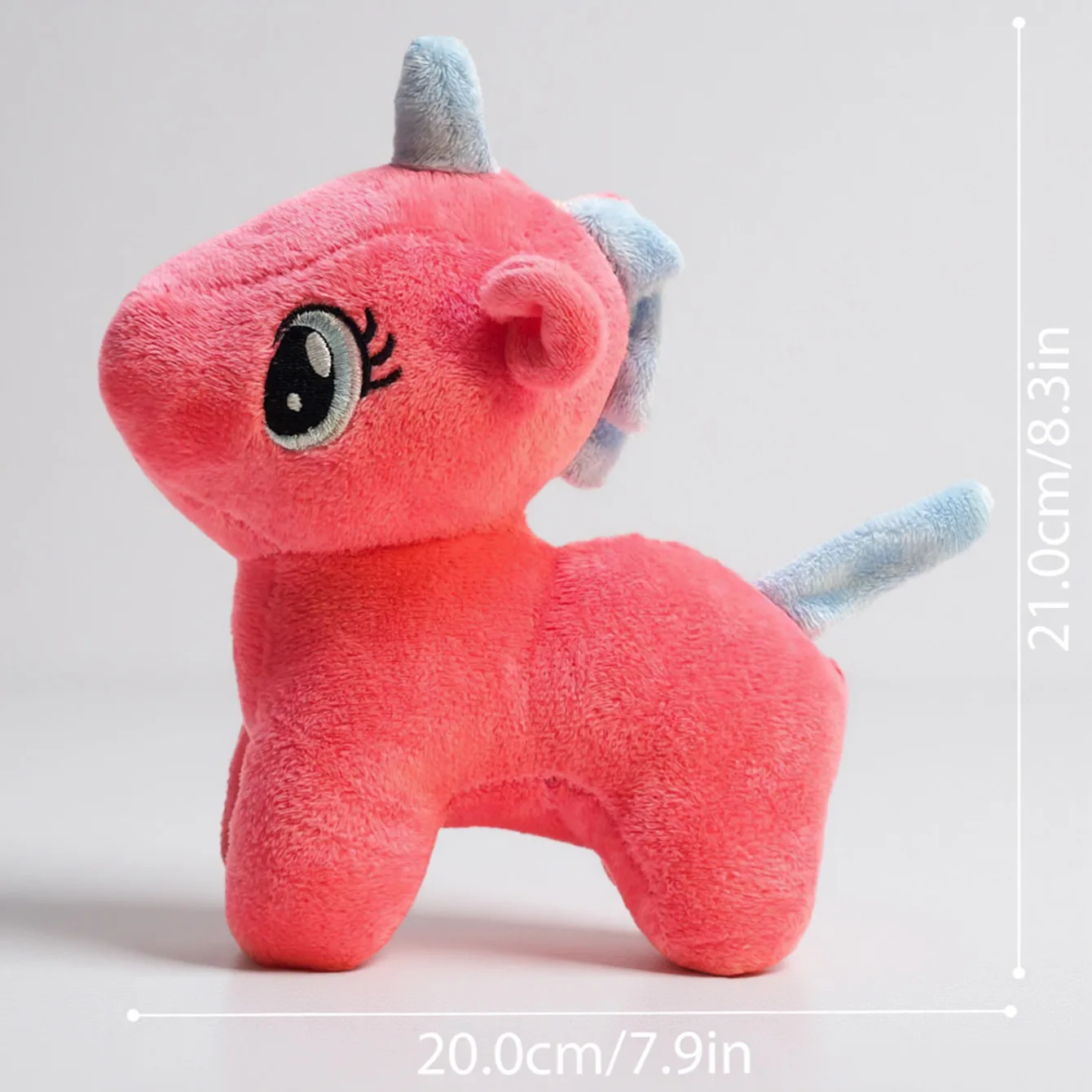 Juguete para perros chirriantes de peluche de unicornio: lindo juguete interactivo relleno para entrenamiento, suministros molares duraderos para mascotas, - imagen 4