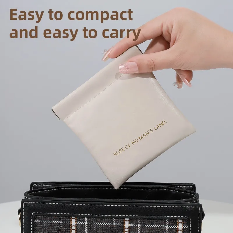 Bolso pequeño PU multiusos para gatos y perros, ideal para accesorios - imagen 2