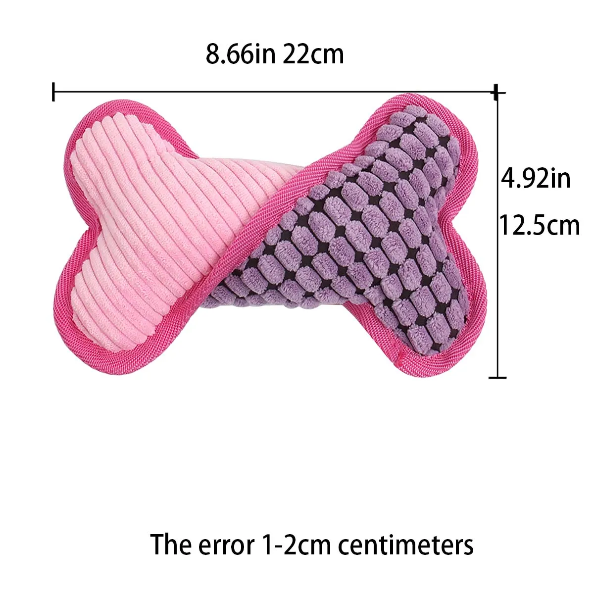 Juguetes de peluche de huesos chirriantes, adecuado para perros pequeños, medianos y grandes, juguetes de peluche, regalos de cumpleaños para cachorros - imagen 2