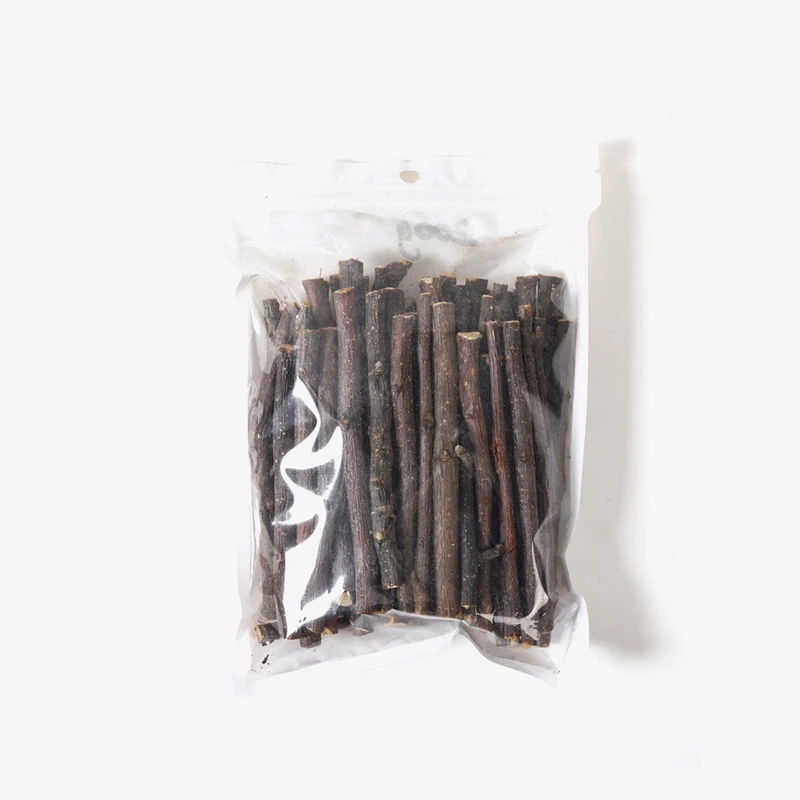 50/100/200g de dientes de conejo y hámster, palo de árbol de manzana, juguetes molares para masticar, perchas de rama, juguetes para morder, palo, juguete para animales pequeños - imagen 5