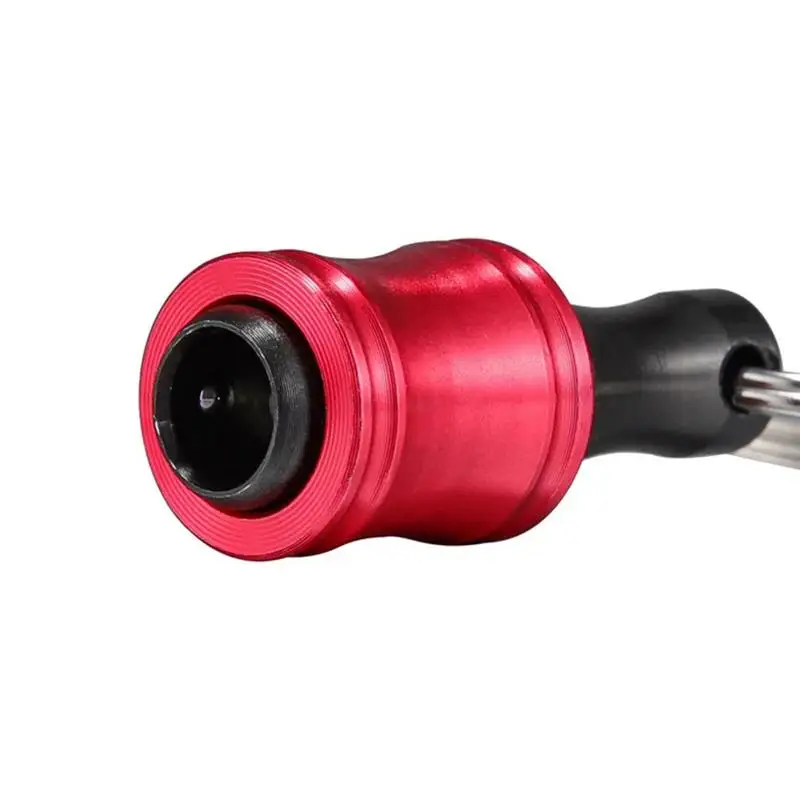 Portabrocas portátil de 1/4 pulgadas, adaptador de llavero de destornillador, aleación de aluminio, soporte de broca de cambio rápido para entusiastas del bricolaje, 6 uds. - imagen 4