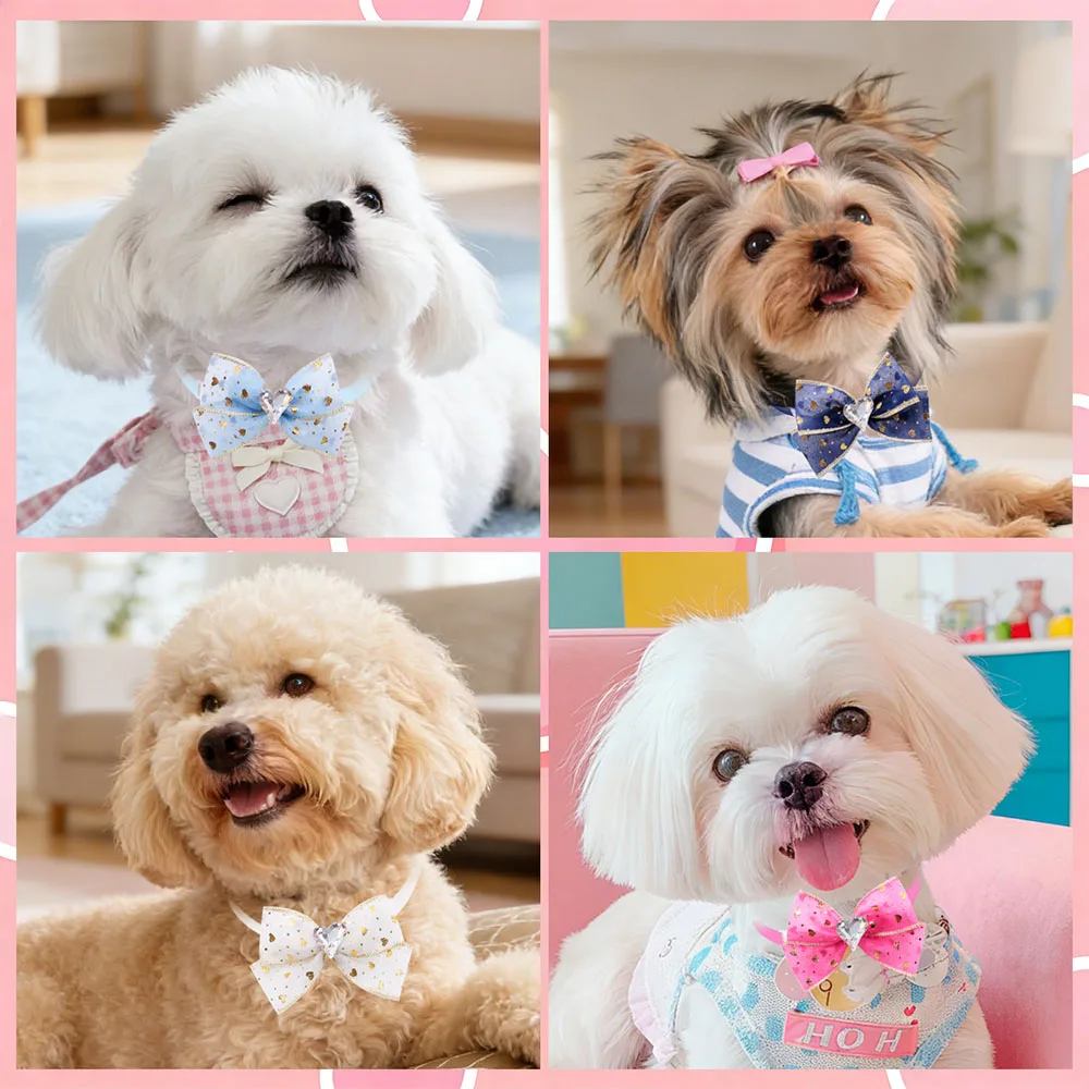 Corbatas de moño para perros – Lazos para peluquería canina - imagen 3