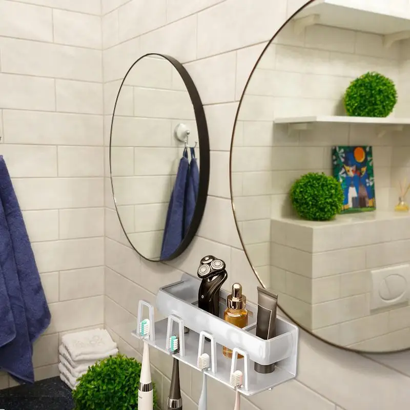 Soporte de pared para cepillo de dientes, gancho adhesivo para baño y dormitorio - imagen 5