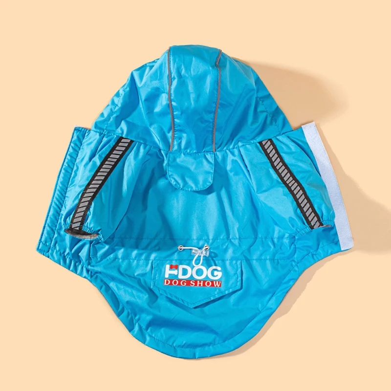 Chubasquero impermeable para perros con sombrero reflectante, chaqueta para perros de algodón Extra, ropa para gatos, ropa para mascotas