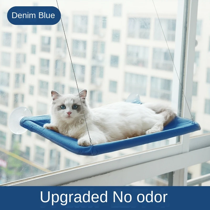 Camas colgantes cómodas para mascotas, hamaca para ventana, cojín para perros, estantes aéreos, manta, alfombrilla para gatos, accesorios para dormir, producto - imagen 3