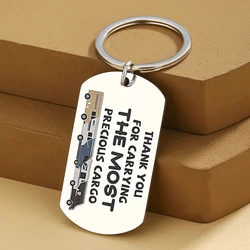 Gracias mi llavero de conductor Gracias entrega accesorios de conductor para hombres regalos de agradecimiento