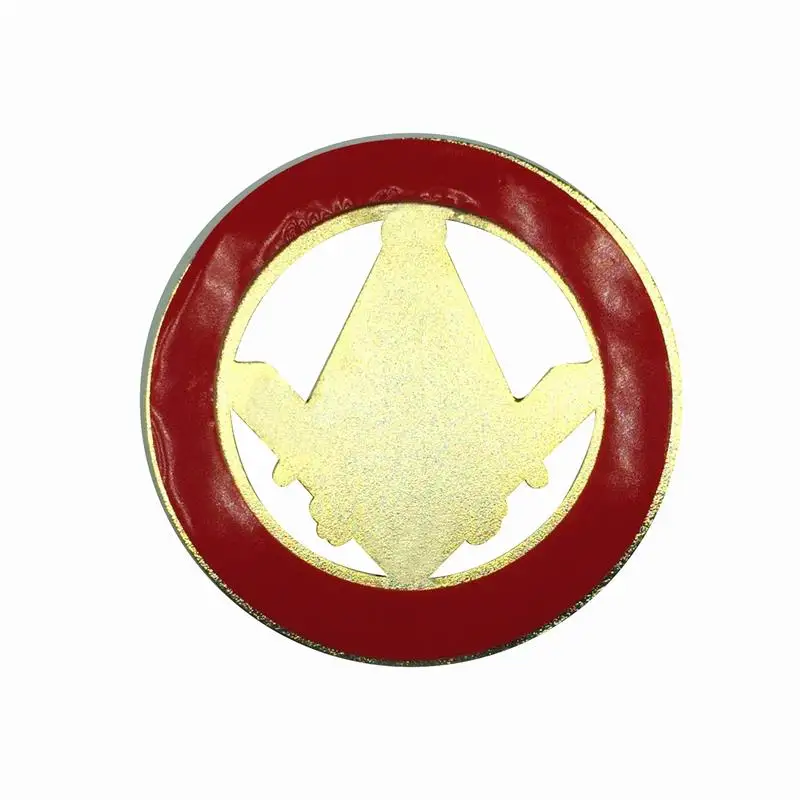 Orden de color antiguo de la estrella oriental OES, emblema masónico para coche, camión, motocicleta con adhesivo rojo, 3 pulgadas - imagen 2