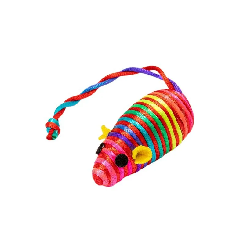 Juguete de felpa para gatos, ratón interactivo suave y sólido, divertido, para gatitos y mascotas, suministros para juegos de entrenamiento - imagen 3