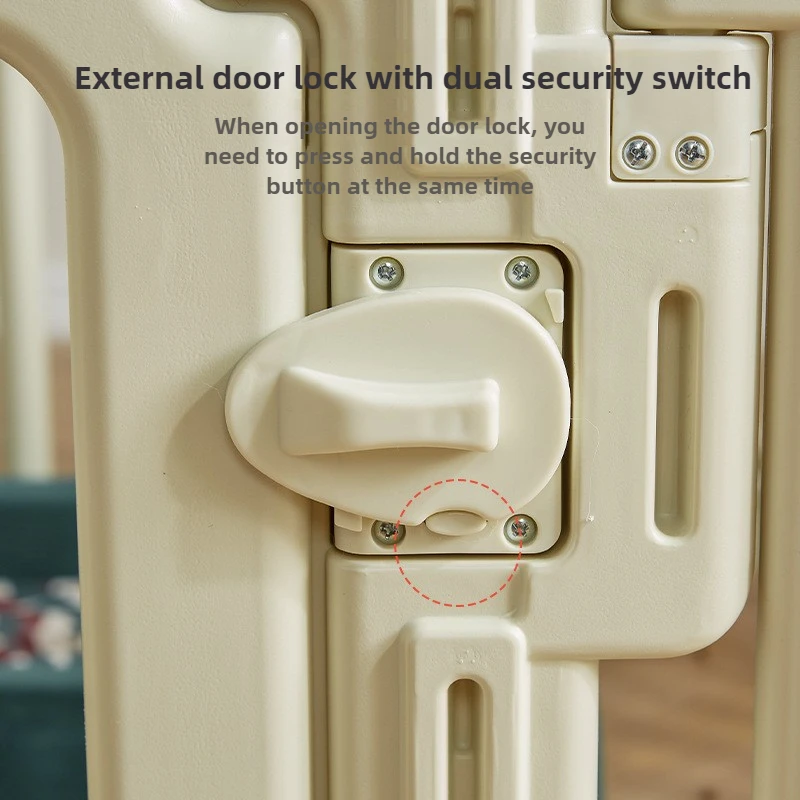 Valla interior para mascotas, vallas para cachorros y perros, accesorios gruesos para barras de gatos, parque infantil, barrera para perros, mascotas, cama para gatitos, jaula de puerta de seguridad - imagen 4