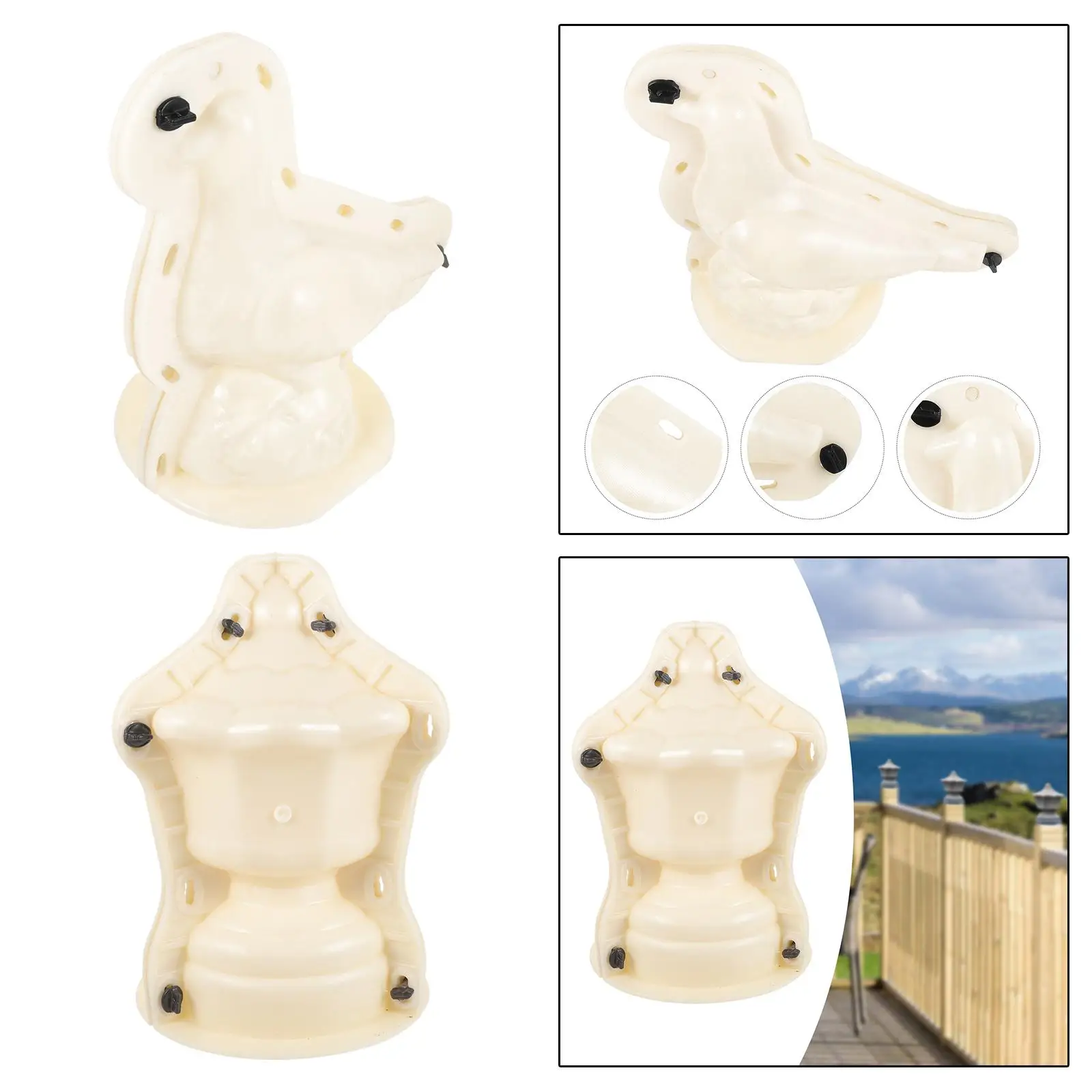 Roman Column Balustrade Concrete Mould Professional Pool Fence Railing Plaster Mould Cement Casting Mould Concrete Block Mould