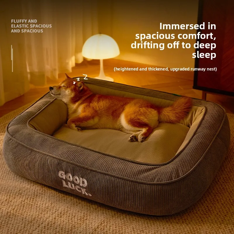 Nueva perrera gruesa y alta, nido para gatos, estera Universal para perros para las cuatro estaciones, perrera para mascotas, productos para mantener el calor para mascotas