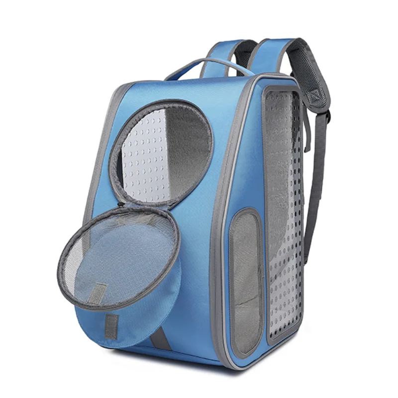 Mochila transportadora plegable para mascotas con ventilación - imagen 2