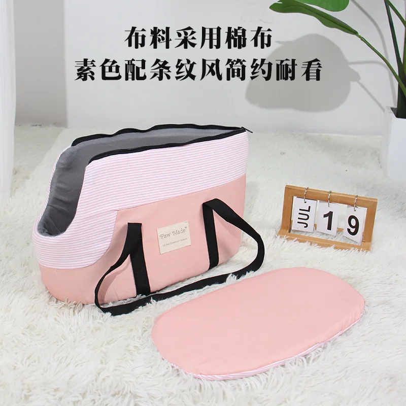 Bolso de hombro transpirable para perros y gatos – Lavable, portátil - imagen 4