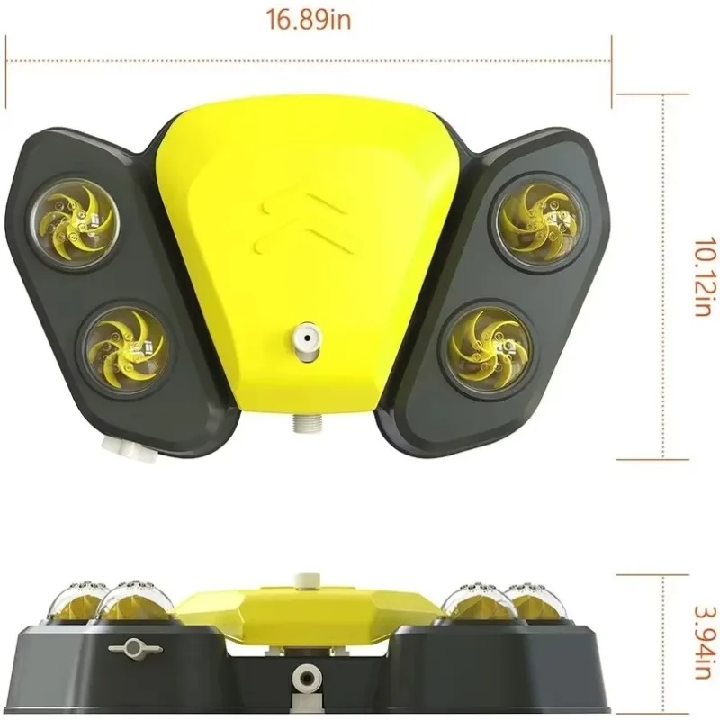 Rociador de perro para exteriores, fuente de agua canina fácil de activar, 2 modos de salida de agua, dispensador de manguera para perros grandes y pequeños - imagen 2