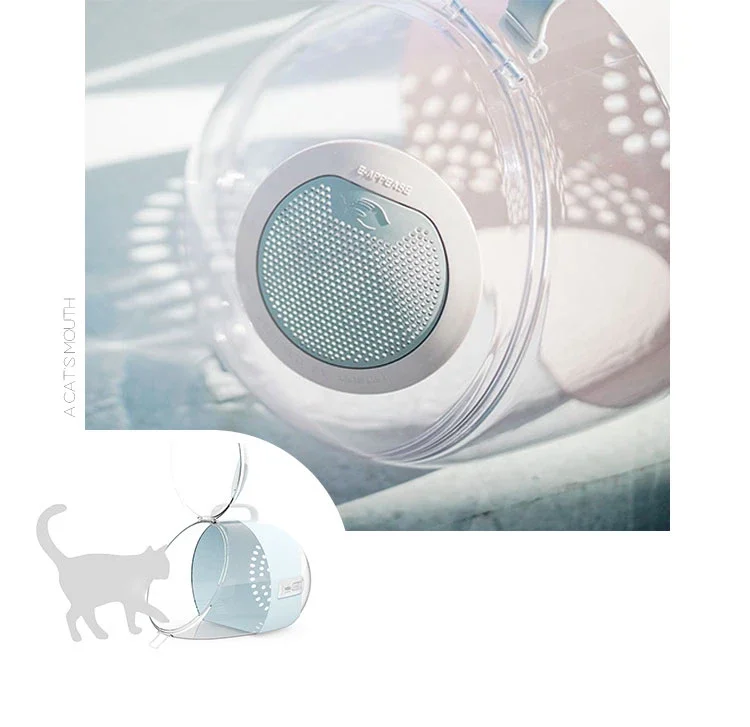 Bolsa de viaje para gatos Moboli de origen, bolsa de transporte transpirable para mascotas, astronauta, gato, cachorro, cápsula de viaje, bolsa de viaje de doble puerta, portador de mascotas - imagen 3