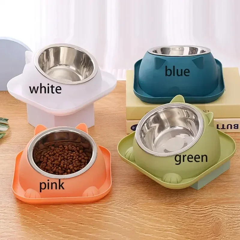 Cuenco para gatos antivuelco con forma divertida con agua añadida para evitar hormigas, cuencos para perros, inclinados y antideslizantes - imagen 3