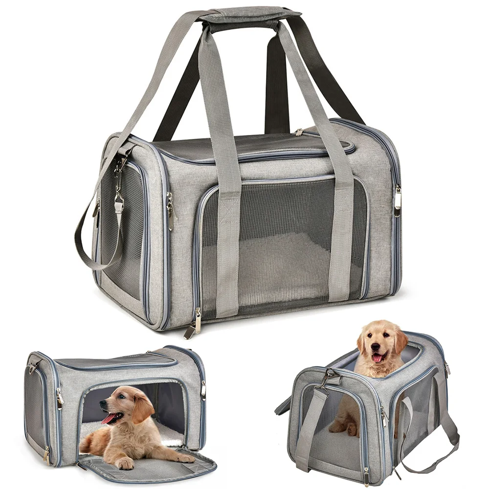 Mochila transportadora de cara suave para perros pequeños y gatos, bolsa transportadora portátil para perros con ventilación para salidas, senderismo y uso diario - imagen 2