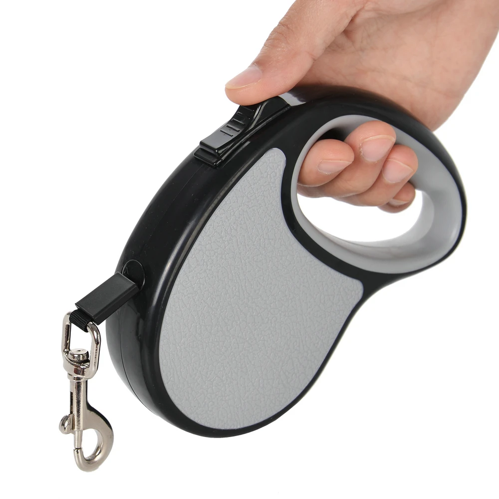 Correa de nailon para perro pequeño, 3m, 5m, Color caramelo, retráctil, extensión automática, viaje, caminar, correr, accesorios para Gato - imagen 4