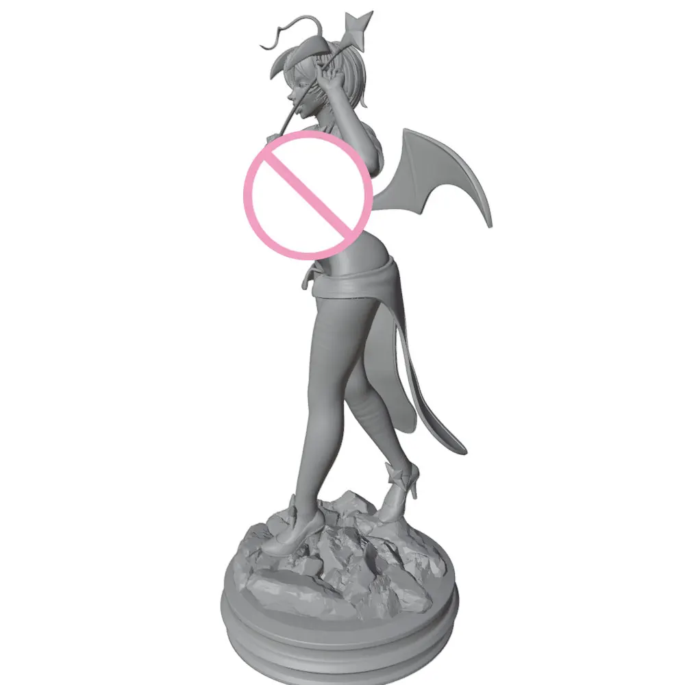Kits resina gris 3D sin montar ni pintar – Muñeca sexy no gatos perros - imagen 2