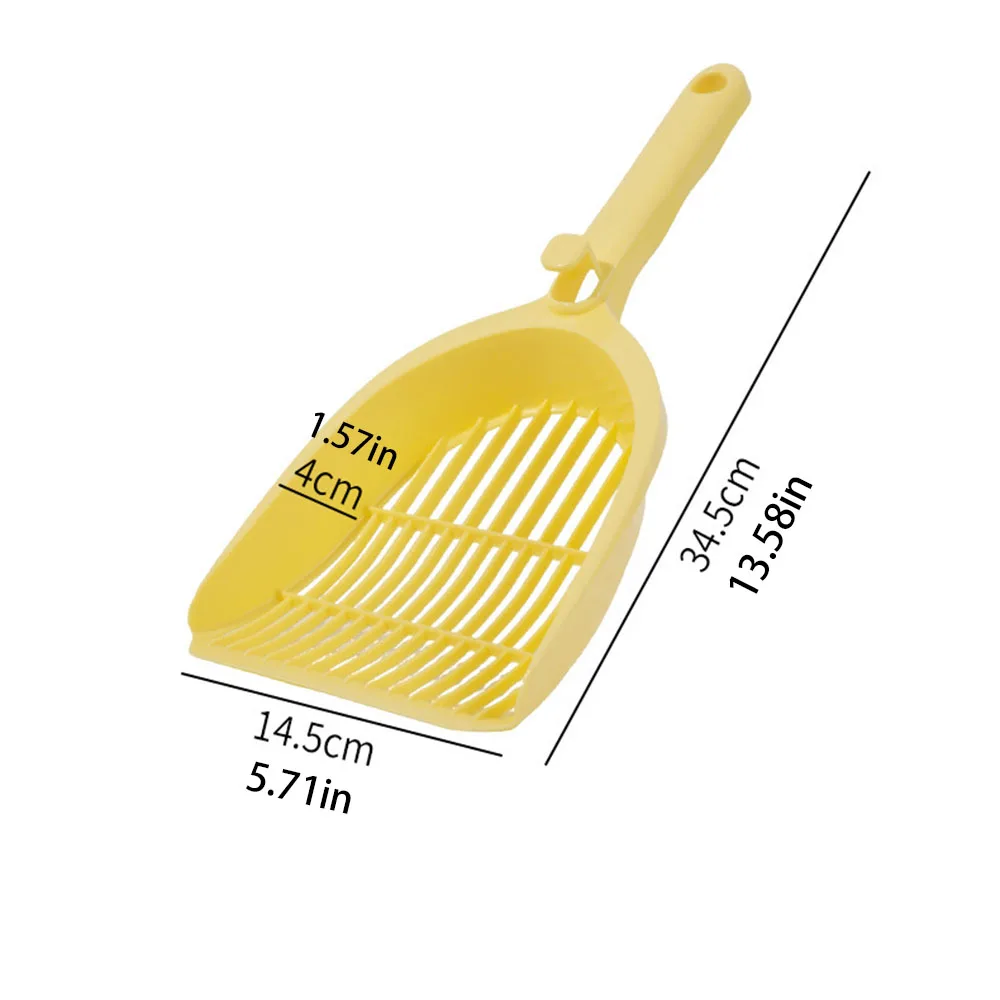 Pala para arena para gatos, pala para arena para gatos premium, pala para excrementos con orificios finos, herramienta de limpieza duradera para mascotas fácil de limpiar,