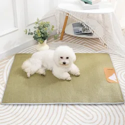 Alfombra refrescante mimbre para perros y gatos
