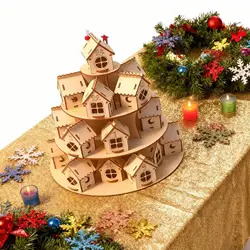 Calendario Adviento 24 días para perros y gatos – Casa navideña madera