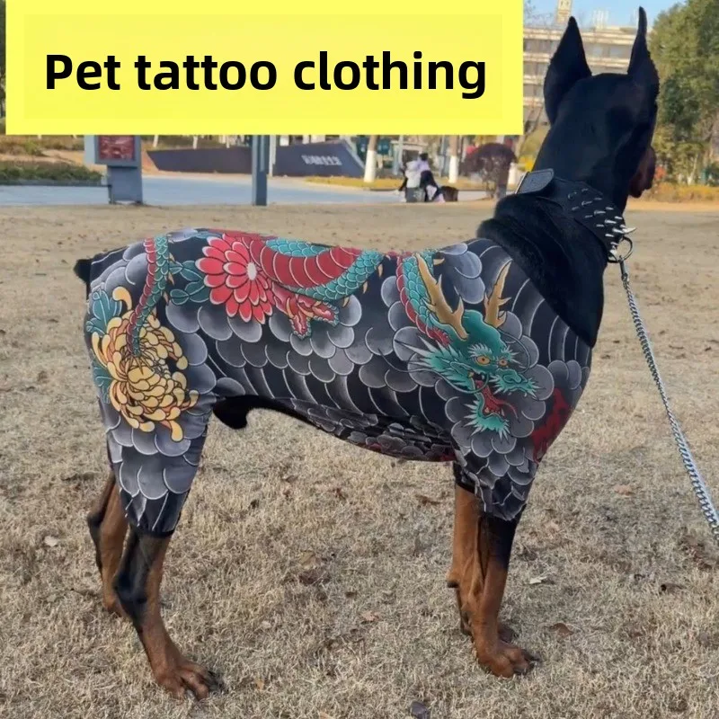 Camiseta para perros con tatuaje – Diseño divertido y elegante