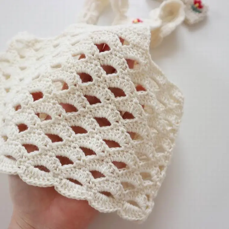 INS chaleco de punto para gato y perro, escamas de pescado hechas a mano, textura ondulada, flor pequeña, vid, suéter para mascotas, lindo cabestrillo pequeño, calor de invierno - imagen 5