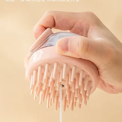 Cepillo de ducha con dispensador de champú para perros y gatos – Massage baño
