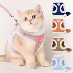 Arnés con chaleco térmico para gato Sphynx - paseos cálidos